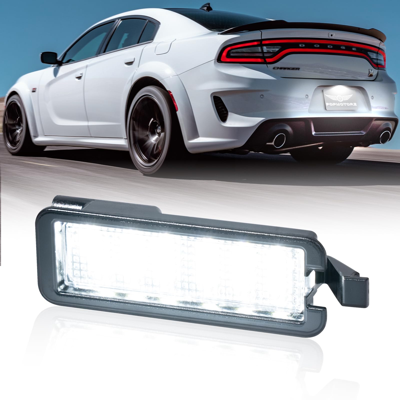 Amazon.com: POPMOTORZ 1PCS LED License Plate Lights Rear Tag Lamps